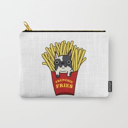 Frenchie Fries Carry-All Pouch | Fastfood, Giftideas, Fries, Doglover, Dog, Funny, Bulldog, Frenchbulldog, Frenchfries, Graphicdesign 