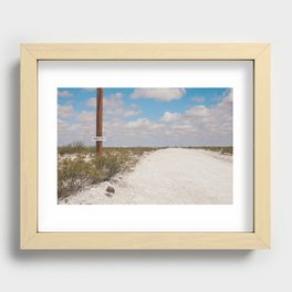 This Way to Marfa Recessed Framed Print