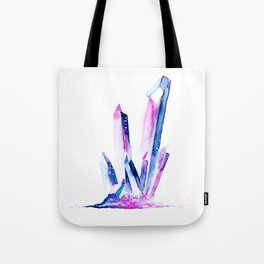 Dreamy Amethyst Crystal Cluster Tote Bag