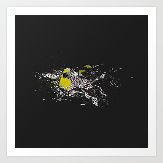 turn to greed Art Print