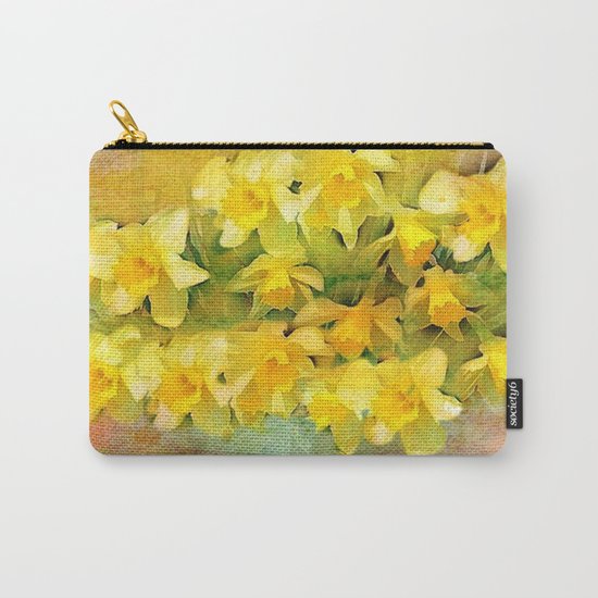 A Little Bit of Spring - Painterly Carry-All Pouch