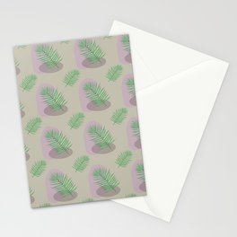 Watercolor palm Stationery Card