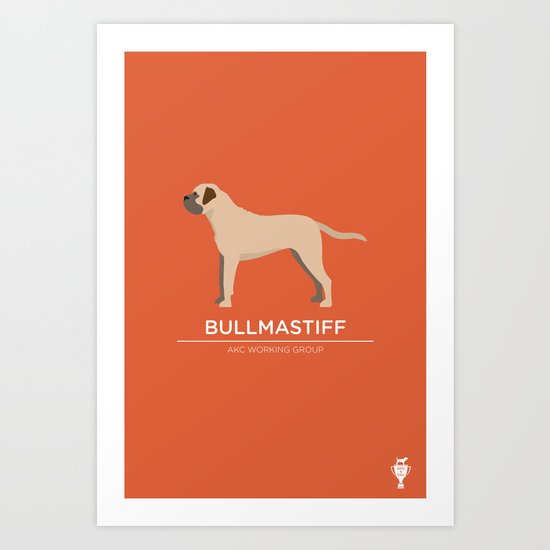 Bullmastiff Art Print