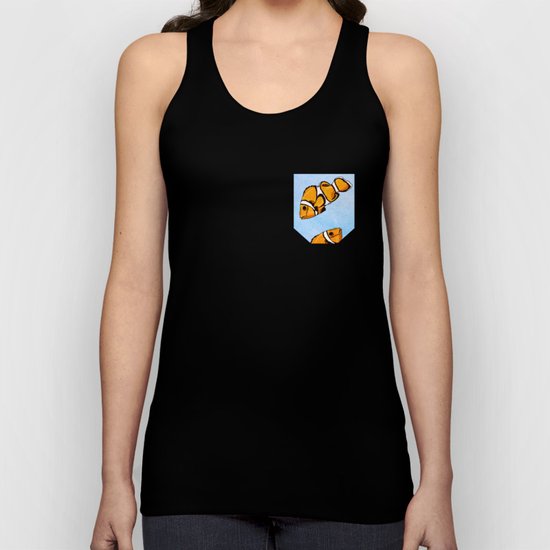 Clownfish Pattern Unisex Tank Top