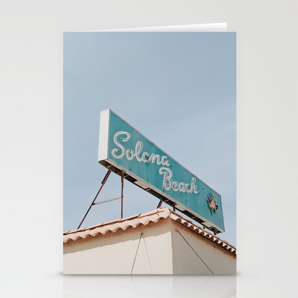 Solana Beach Sign Stationery Cards