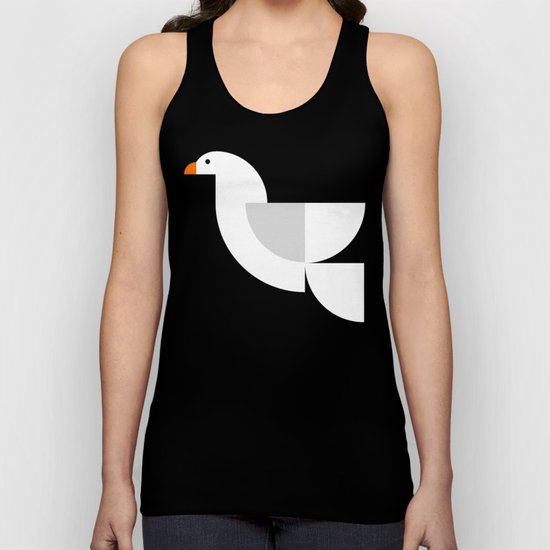 Geometric Dove Unisex Tank Top