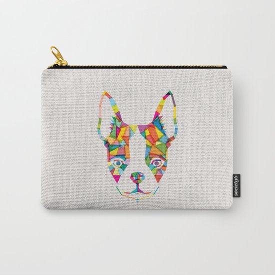 Rainbow Bulldog Carry-All Pouch