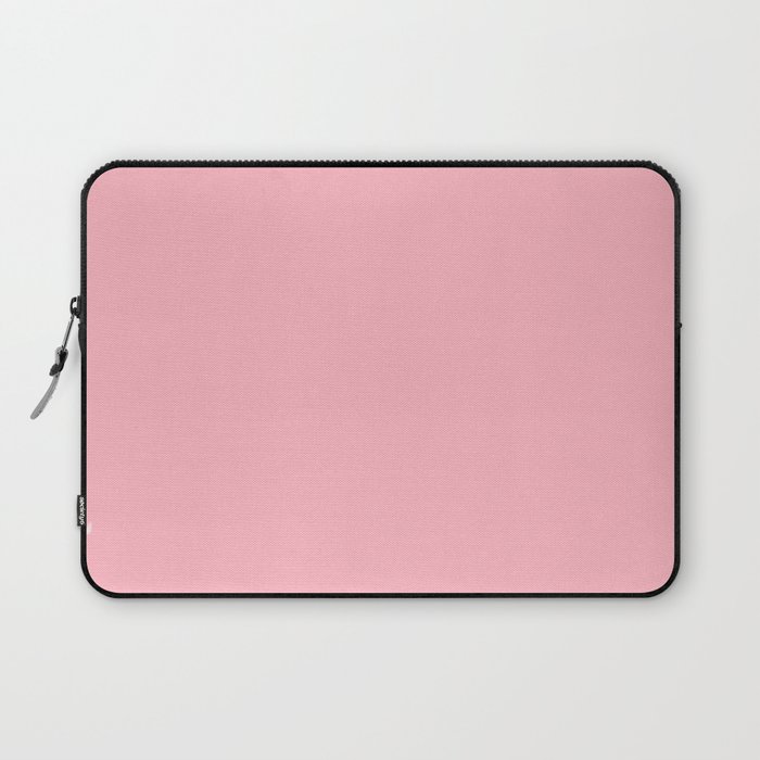 Simply Blush Light Pink Plain  Color Laptop Sleeve