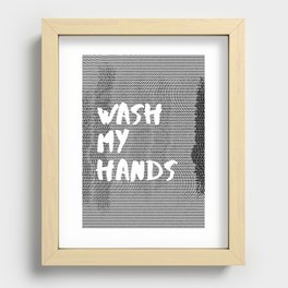 Wash My hands Recessed Framed Print