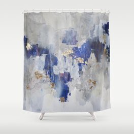 North Gold Shower Curtain