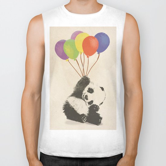 Fly Away Panda Biker Tank