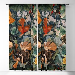 Birds and snakes Blackout Curtain