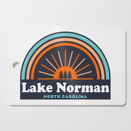 Lake Norman North Carolina Rainbow Cutting Board