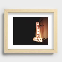 The Alamo Drafthouse Recessed Framed Print