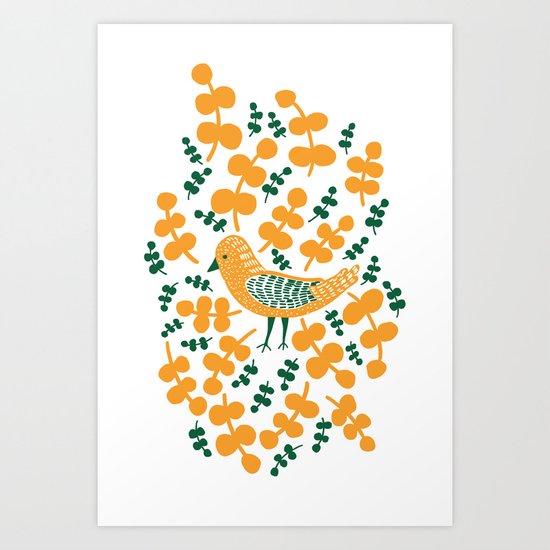 Birdie Bird Art Print