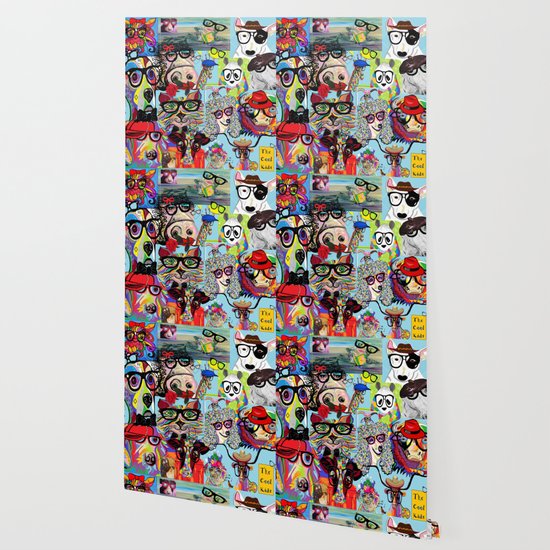 Hip Animals With Glasses The Cool Kids Wallpaper By