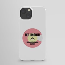 Mt. Lincoln Colorado iPhone Case