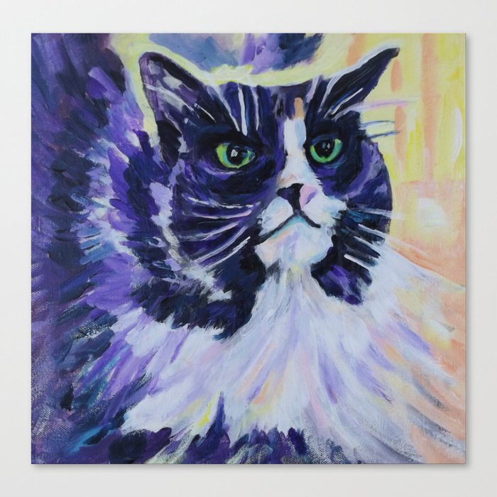 barbs cat Canvas Print