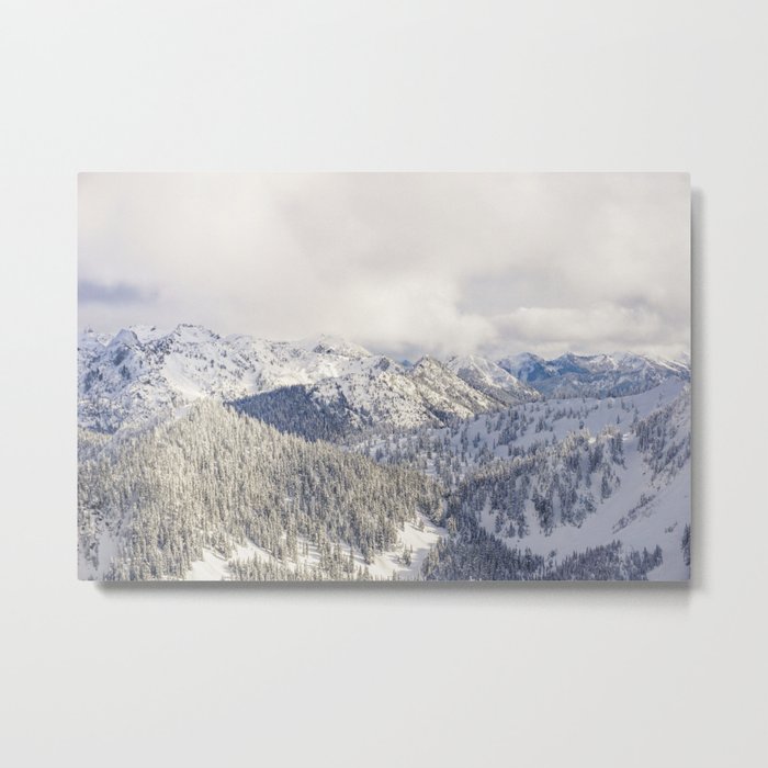 Light and Mountains 1 Metal Print