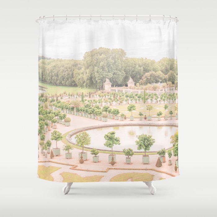 Gardens of Versailles - Paris, France Travel Photography Shower Curtain