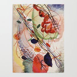 Aquarell print in high resolution by Wassily Kandinsky (1866–1944) abstract painting abstract Poster