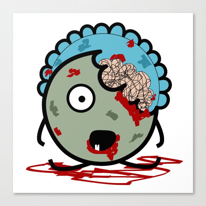 Baby Zombie Canvas Print