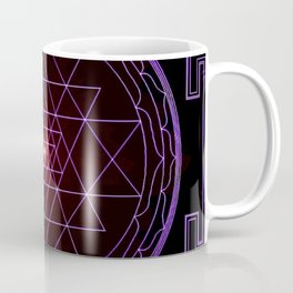 Ultraviolet Sri Yantra Coffee Mug