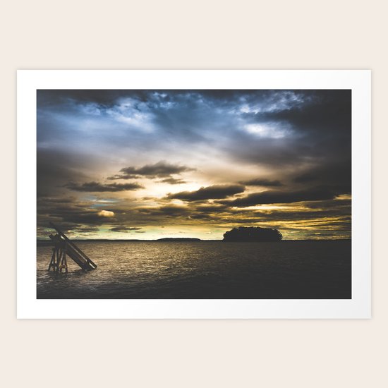 Last dip Art Print