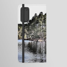Spring Pine Trees of Loch an Eilein in I Art and Afterglow  Android Wallet Case