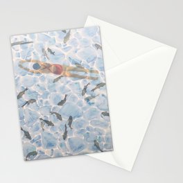 Swimming Stationery Card