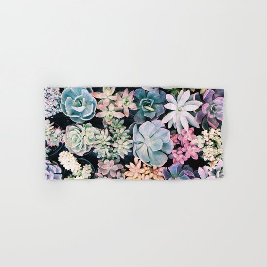 succulents Hand & Bath Towel