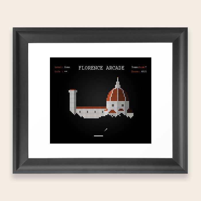 FLORENCE ARCADE Framed Art Print