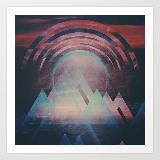 Fractions B03 Art Print