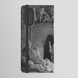 Shadrach, Meshach, and Abednego in the Fiery Furnace - Gustave Dore Android Wallet Case