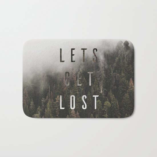 Let's get Lost Together Bath Mat