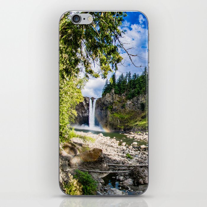 Snoqualmie Falls from Below iPhone Skin
