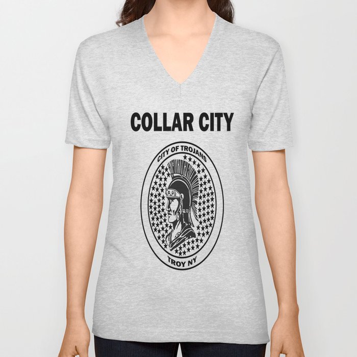 Collar City V Neck T Shirt