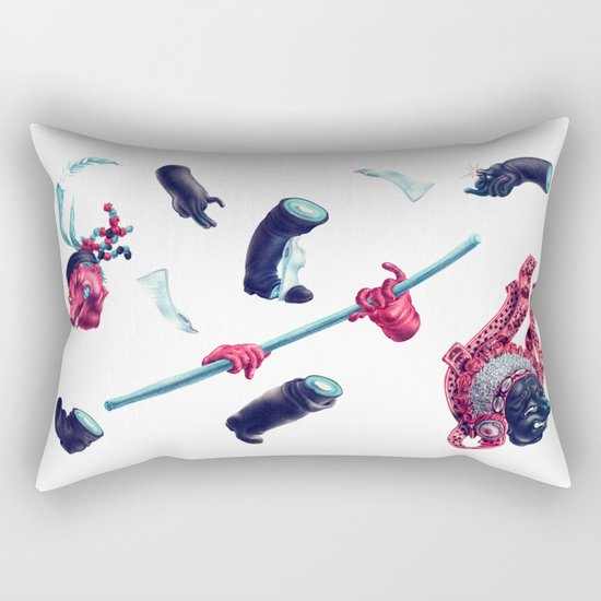 Trickster Wolf Dancer Rectangular Pillow