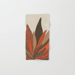 Patterned Plant Hand & Bath Towel
