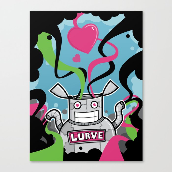 Lurve Bot Canvas Print