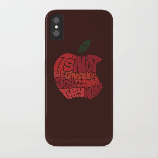 Steve Jobs on Consumers iPhone Case