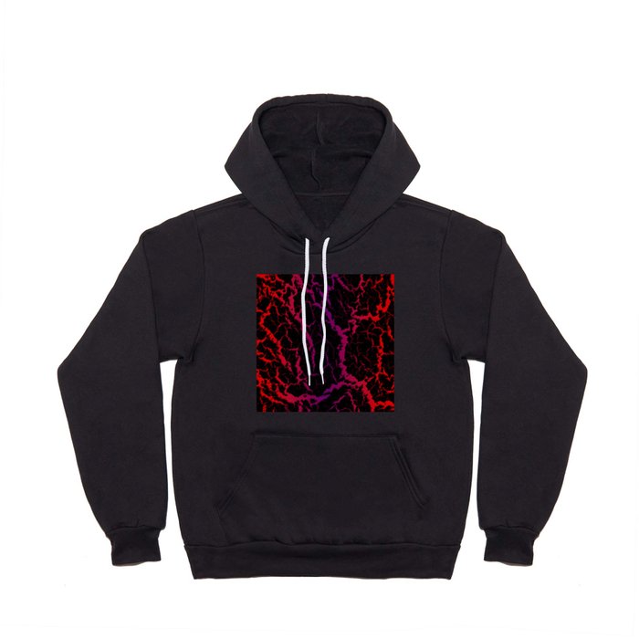 Cracked Space Lava - Red/Purple Hoody