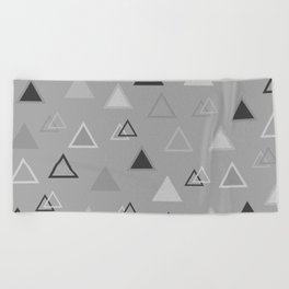 Lovely Triangles  Beach Towel