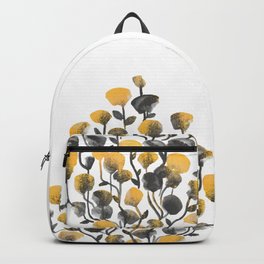 Golden Flower In A Vase Backpack