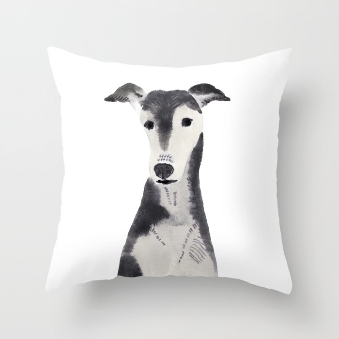 Greyhound Throw Pillow
