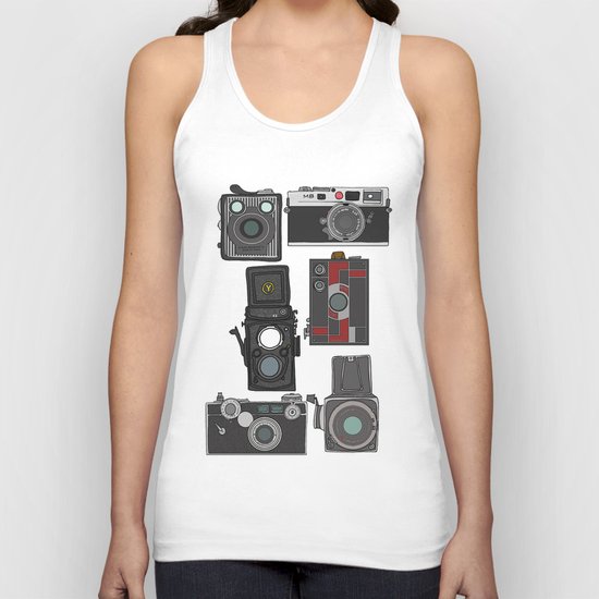 Cameras Unisex Tank Top
