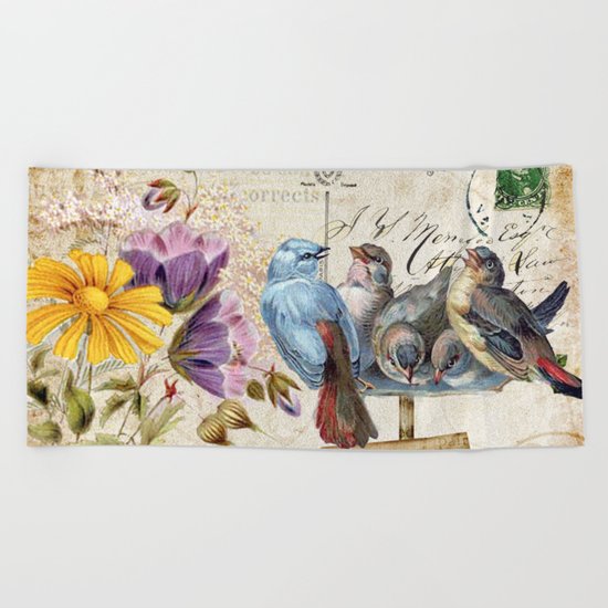 Sweet bird #3 Beach Towel