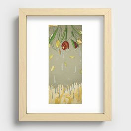 Dripping Tulips Recessed Framed Print