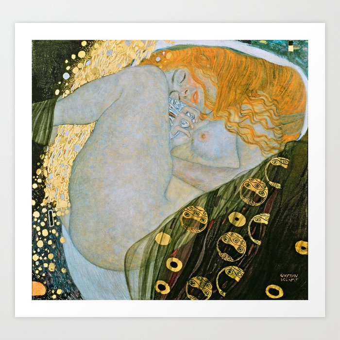 Gustav Klimt - Danae Art Print