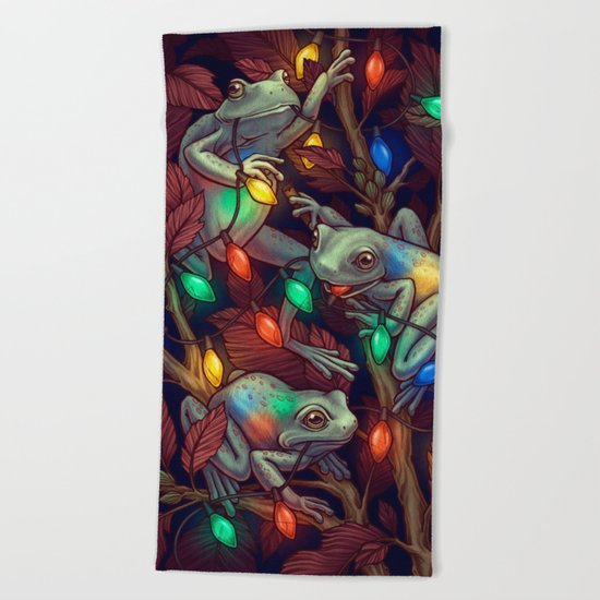 Baby it's Toad Outside Beach Towel